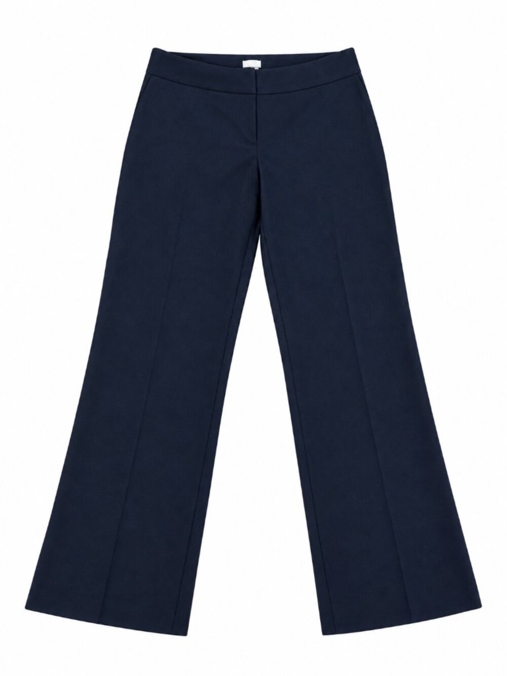 Dress Barn Navy Blue Wide Leg Pull-on Dress Trousers 18